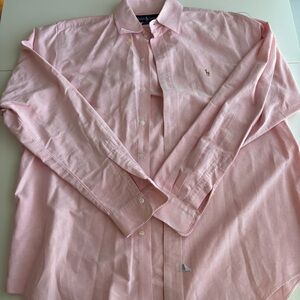 Ralph Lauren Pink Flesh Pony Dress Shirt